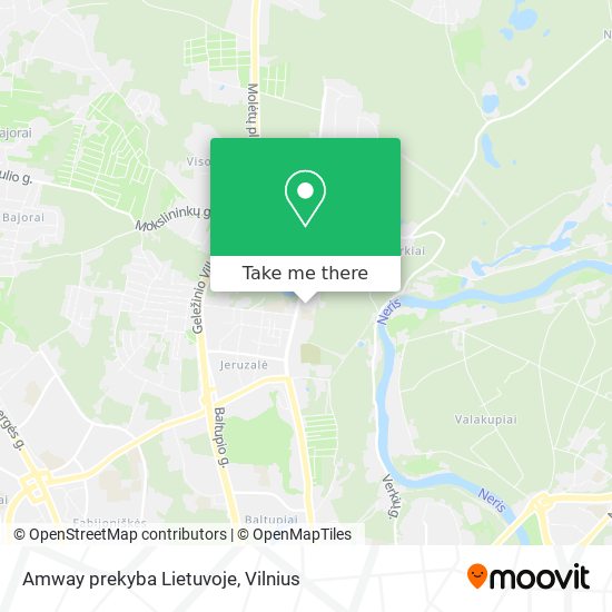 Карта Amway prekyba Lietuvoje