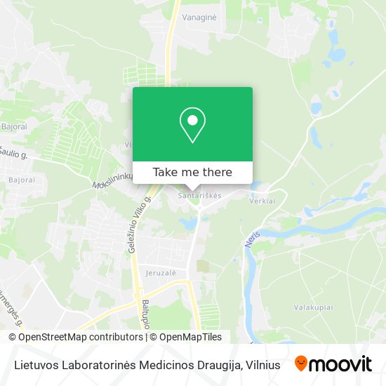 Lietuvos Laboratorinės Medicinos Draugija map