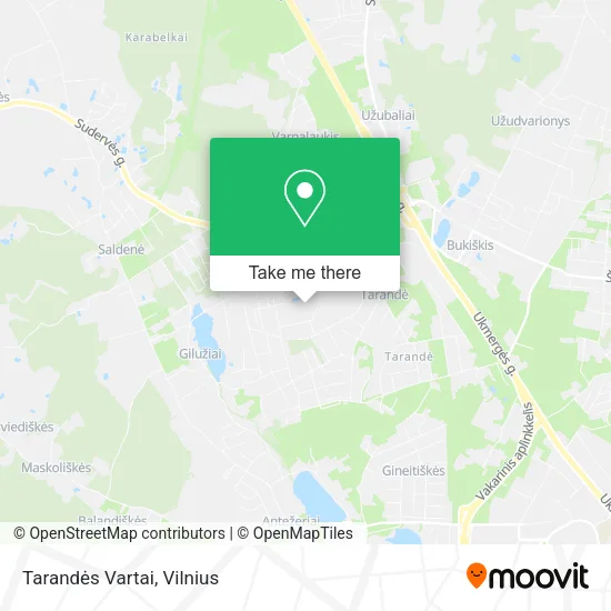 Карта Tarandės Vartai