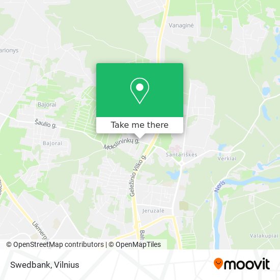 Swedbank map