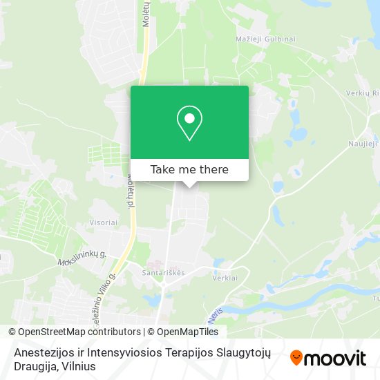 Anestezijos ir Intensyviosios Terapijos Slaugytojų Draugija map