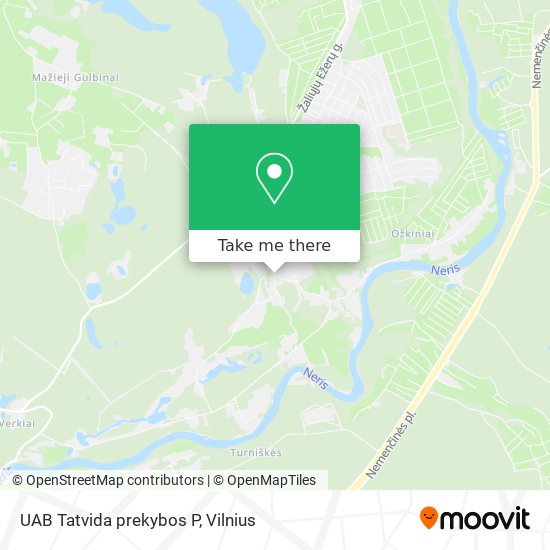 UAB Tatvida prekybos P map