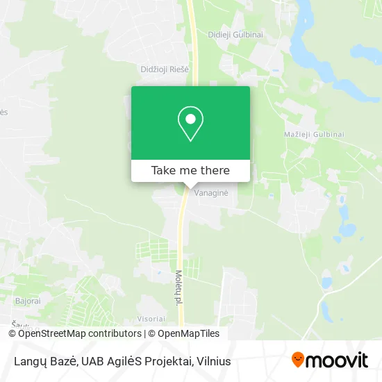 Карта Langų Bazė, UAB AgilėS Projektai