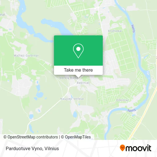 Карта Parduotuve Vyno