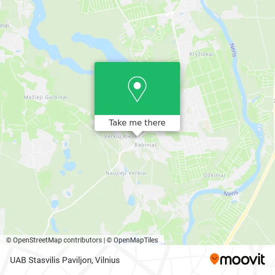 Карта UAB Stasvilis Paviljon