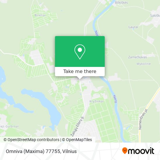 Omniva (Maxima) 77755 map