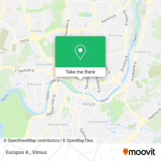 Карта Europos A.