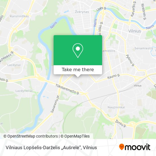 Vilniaus Lopšelis-Darželis „Aušrelė“ map