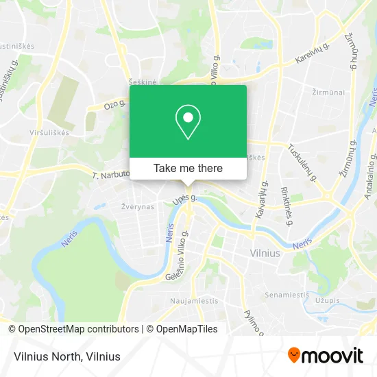 Карта Vilnius North