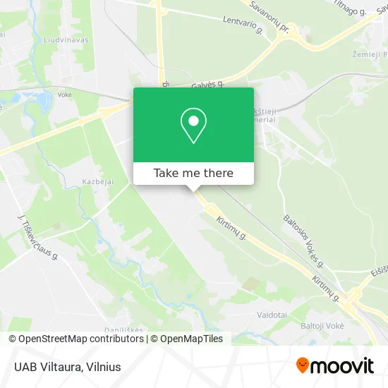 Карта UAB Viltaura