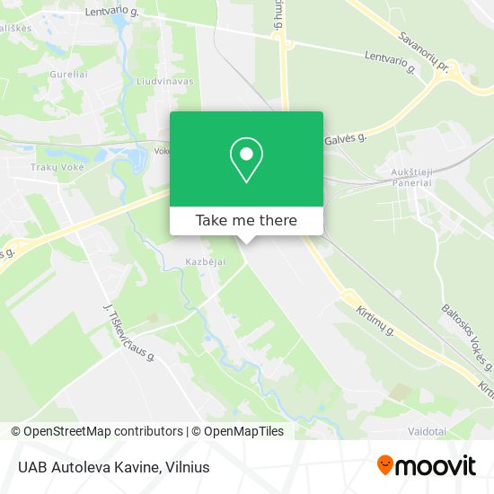 UAB Autoleva Kavine map