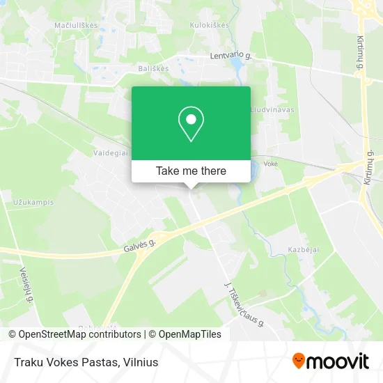 Карта Traku Vokes Pastas