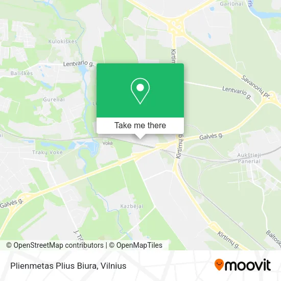 Карта Plienmetas Plius Biura