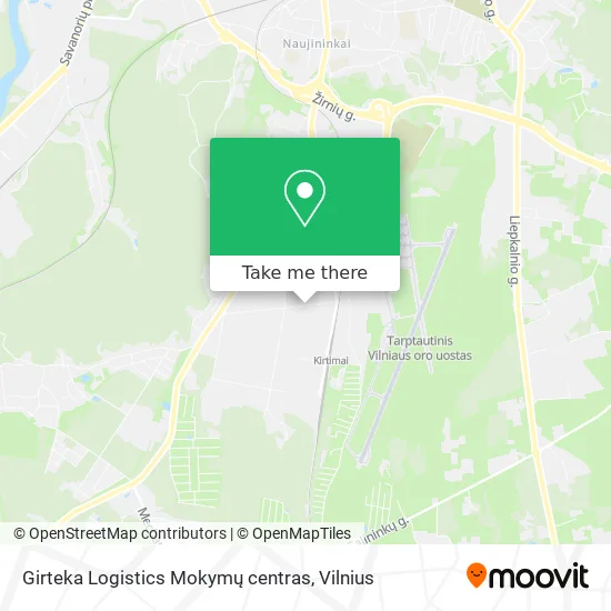 Girteka Logistics Mokymų centras map