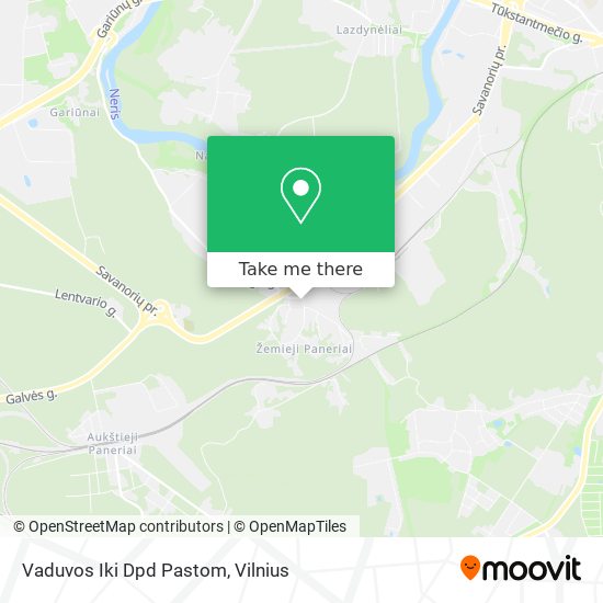 Vaduvos Iki Dpd Pastom map