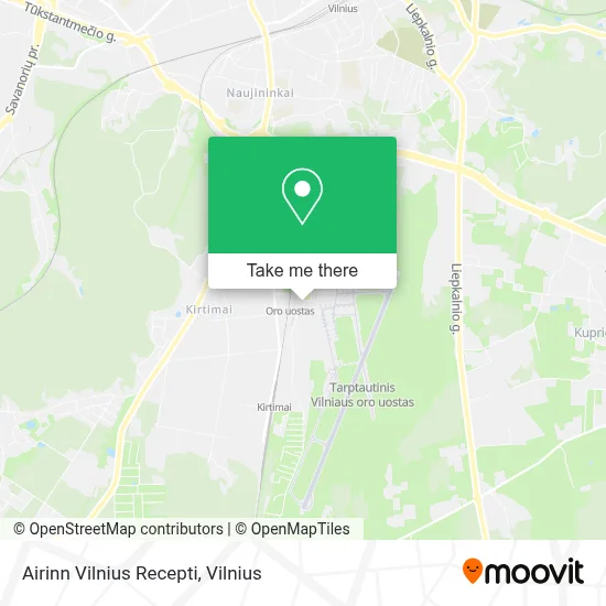 Airinn Vilnius Recepti map
