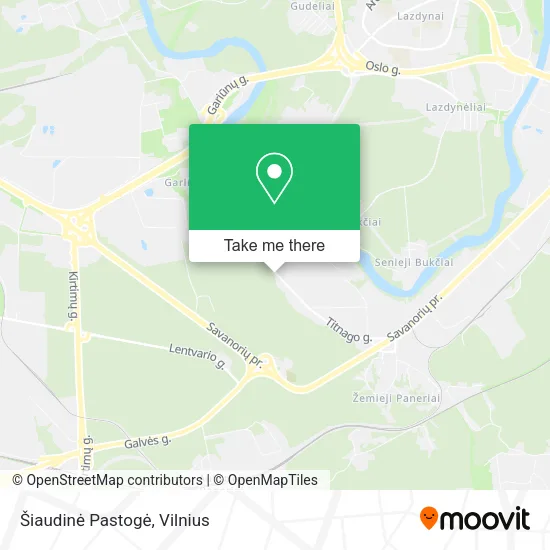 Карта Šiaudinė Pastogė