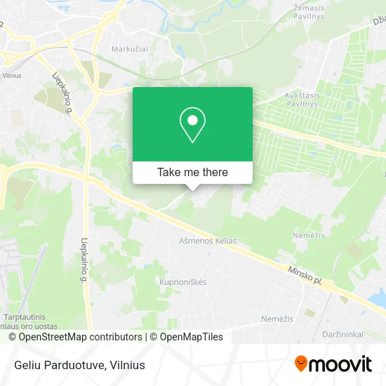 Geliu Parduotuve map