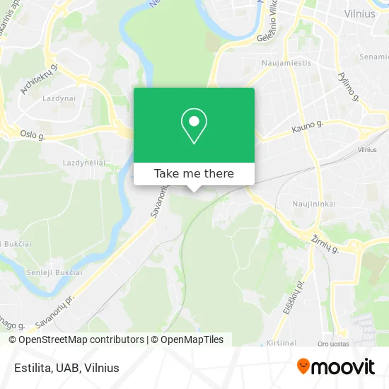 Карта Estilita, UAB