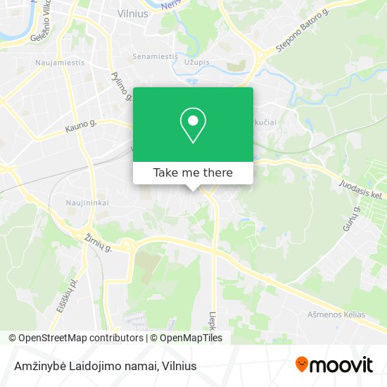 Amžinybė Laidojimo namai map