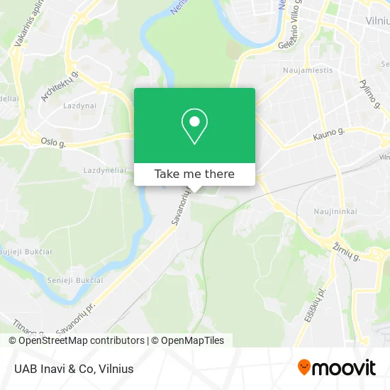 Карта UAB Inavi & Co