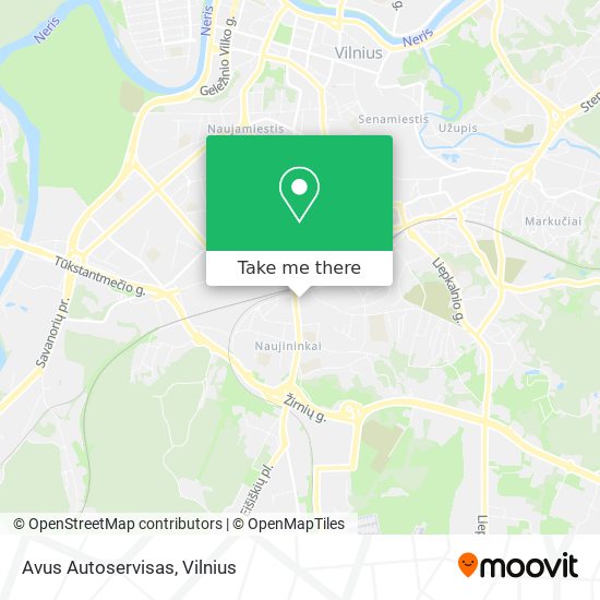 Avus Autoservisas map