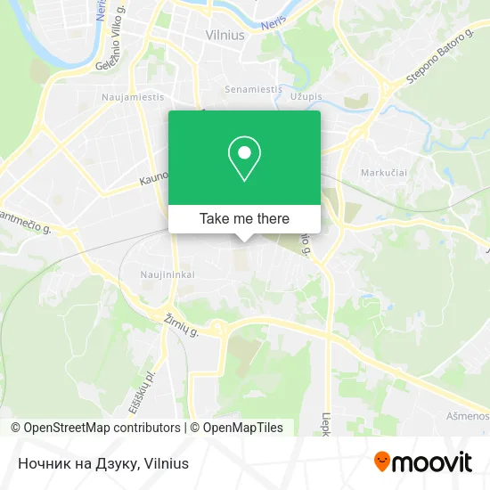 Карта Ночник на Дзуку