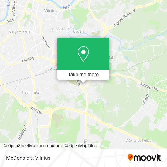 Карта McDonald's