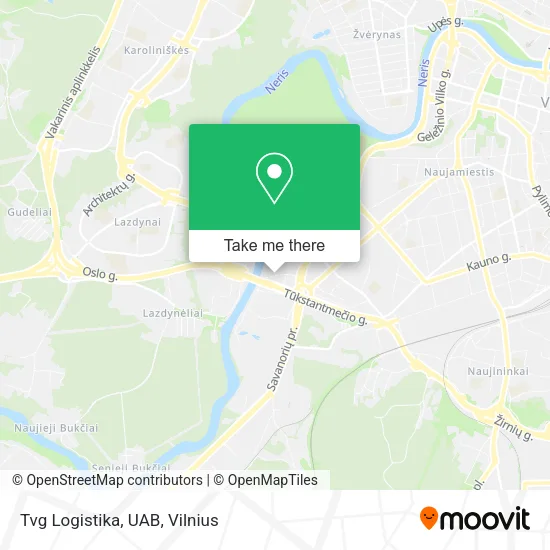 Карта Tvg Logistika, UAB