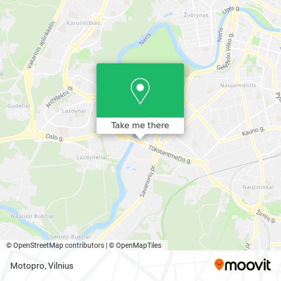 Motopro map