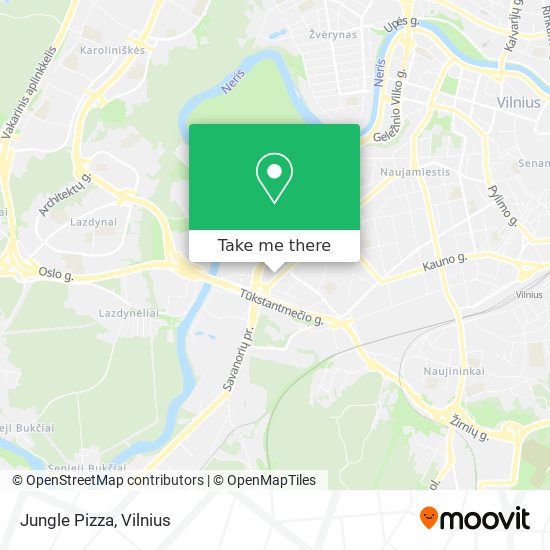 Jungle Pizza map