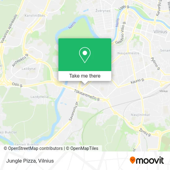 Карта Jungle Pizza