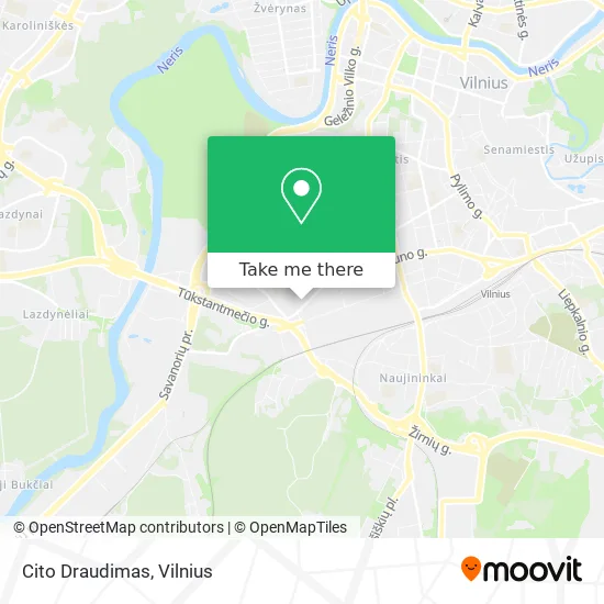 Карта Cito Draudimas