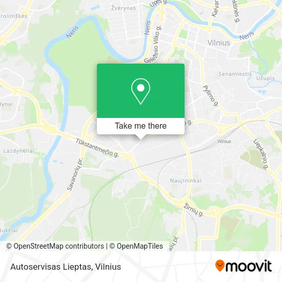 Карта Autoservisas Lieptas