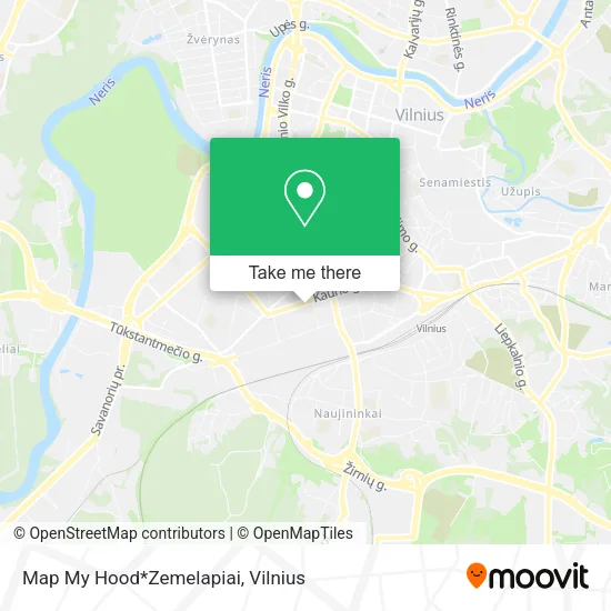 Карта Map My Hood*Zemelapiai