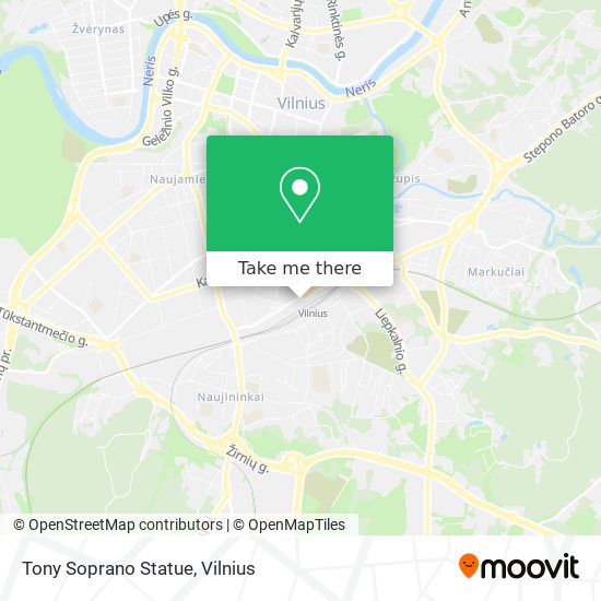 Карта Tony Soprano Statue