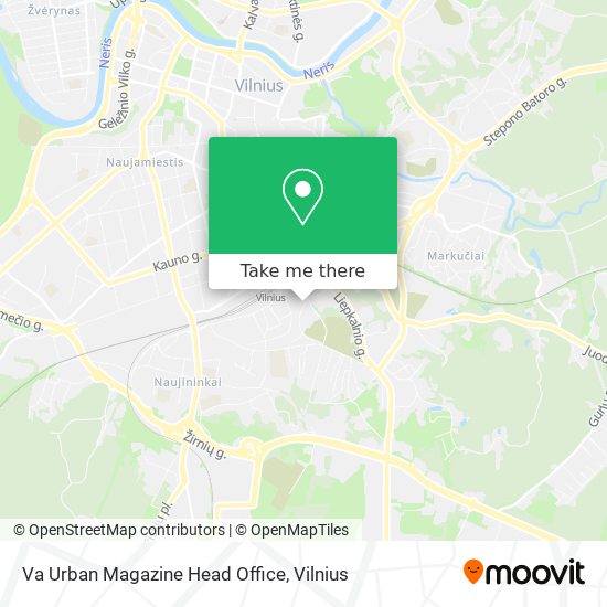 Va Urban Magazine Head Office map