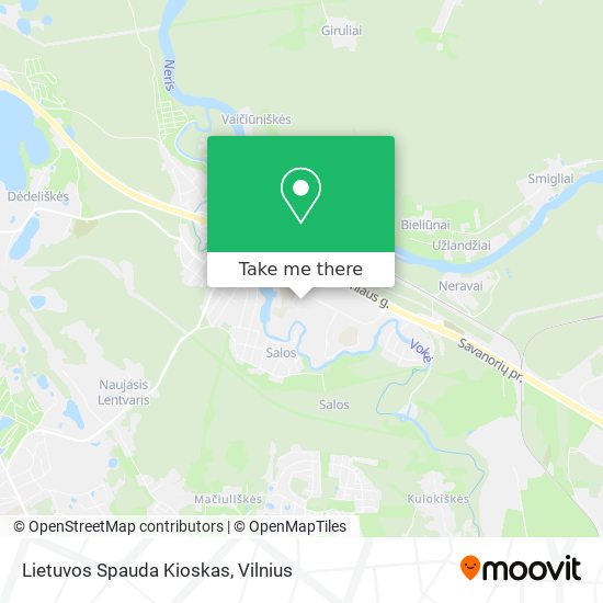 Lietuvos Spauda Kioskas map