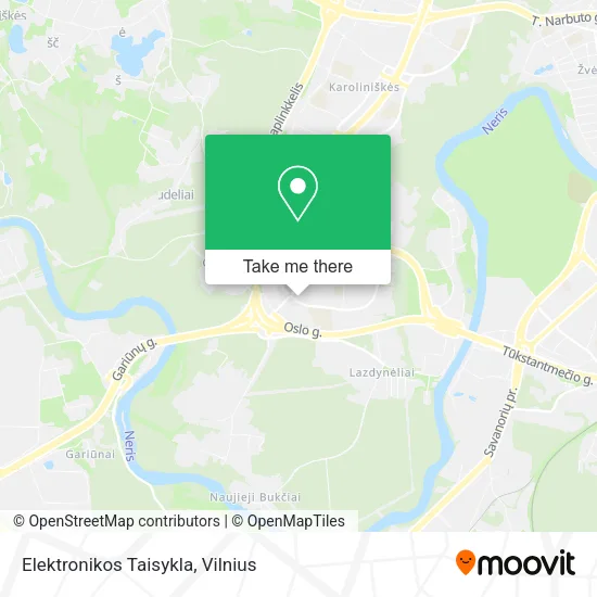 Карта Elektronikos Taisykla