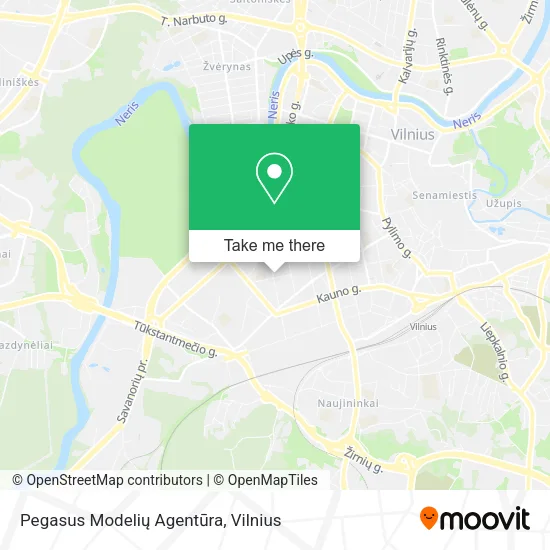 Карта Pegasus Modelių Agentūra