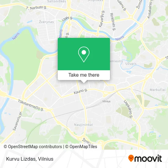 Карта Kurvu Lizdas