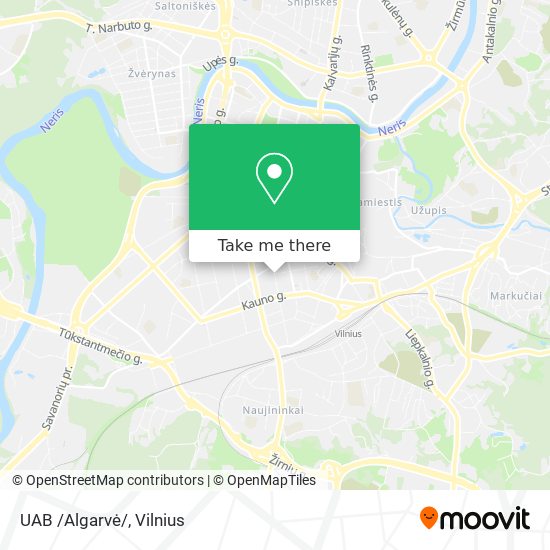 UAB /Algarvė/ map