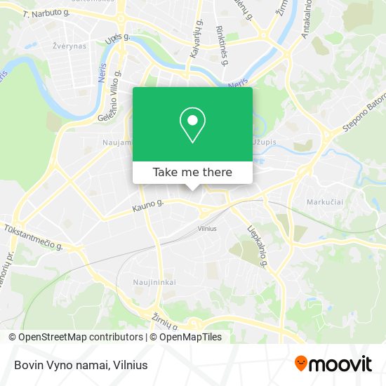 Карта Bovin Vyno namai