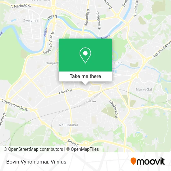 Карта Bovin Vyno namai
