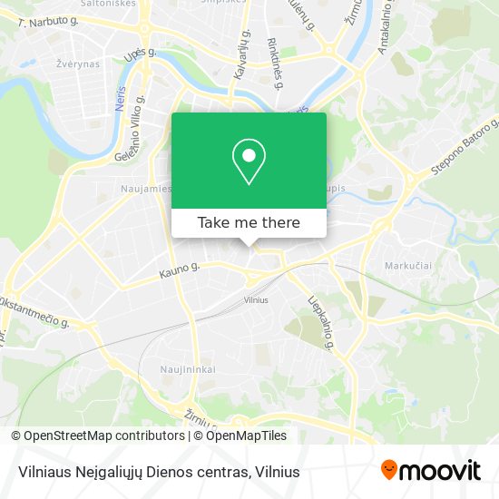 Vilniaus Neįgaliųjų Dienos centras map