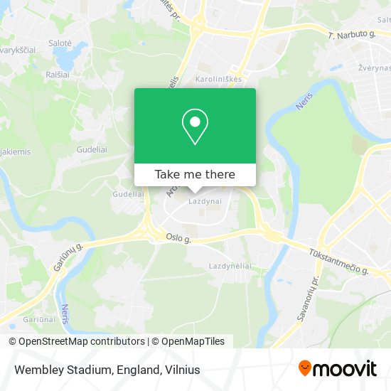 Карта Wembley Stadium, England