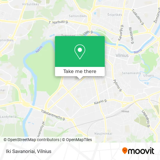 Карта Iki Savanoriai