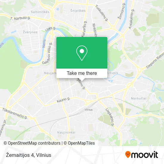 Карта Žemaitijos 4