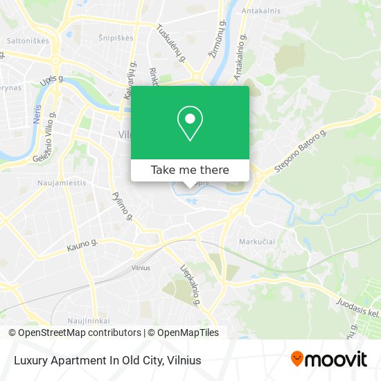Luxury Apartment In Old City map