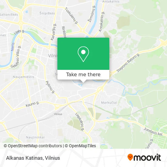Карта Alkanas Katinas